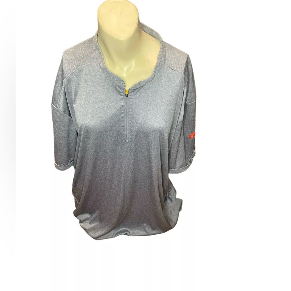 McDonald’s Apparel Collection 1/4 Zip Space Station Gray Employee Uniform 2xL